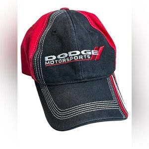 NASCAR Dodge Motorsports Black and Red Cap